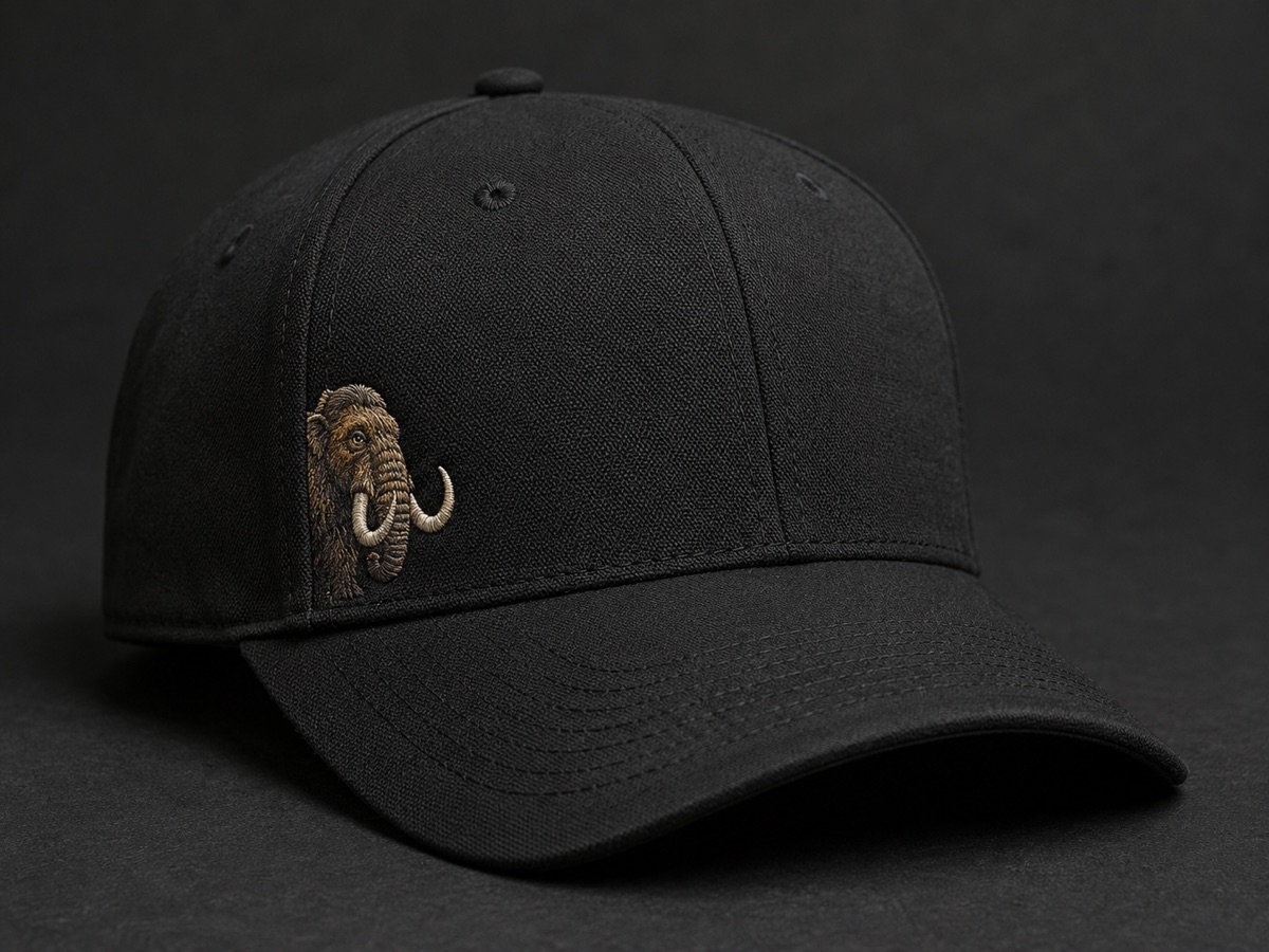 Woolly mammoth cap, front